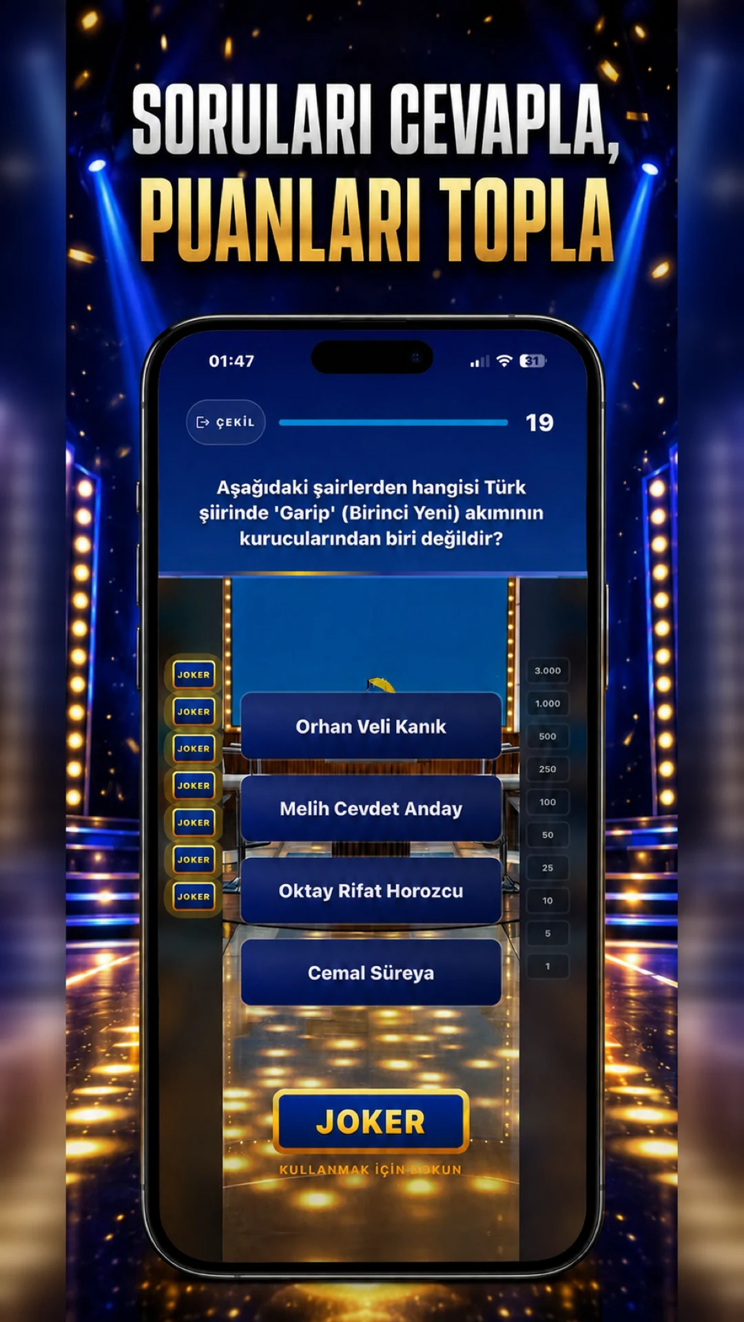 Beyaz’la Joker — Play — test your knowledge