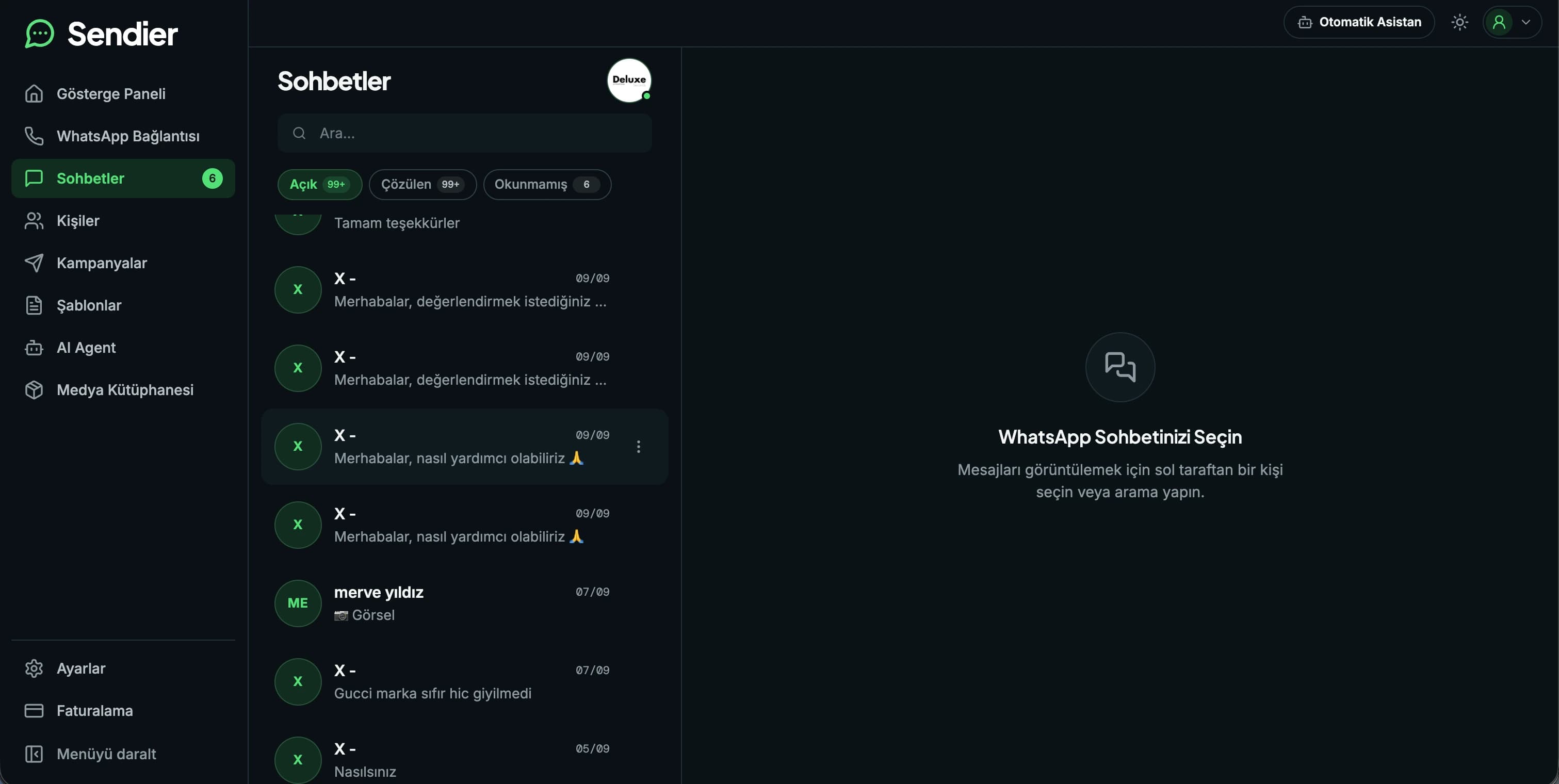 Sendier — Team inbox
